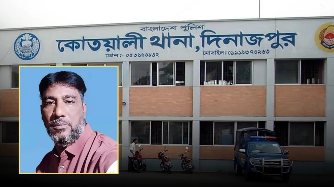 থানার ভেতরে পুলিশ পরিদর্শককে থাপ্পড়, কৃষক দল নেতা গ্রেপ্তার